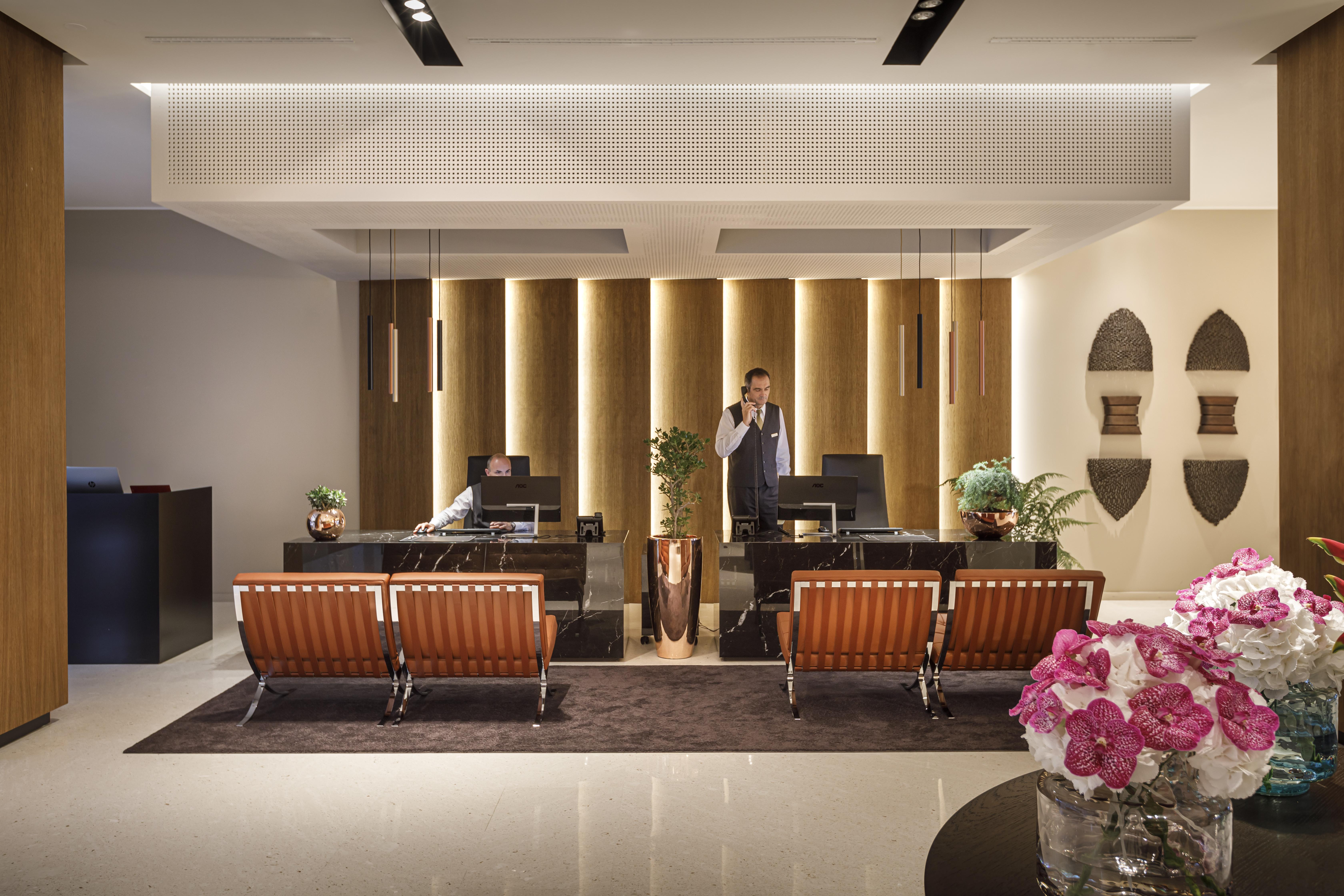 Hotel Ambasador - Liburnia Abbazia Esterno foto 3D rendering of a hotel lobby